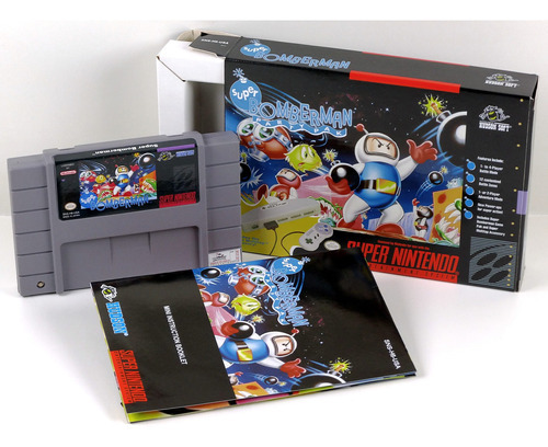 Super Bomberman Super Nintendo Snes Completo