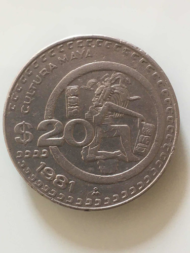 Moneda De 20 Pesos De 1981