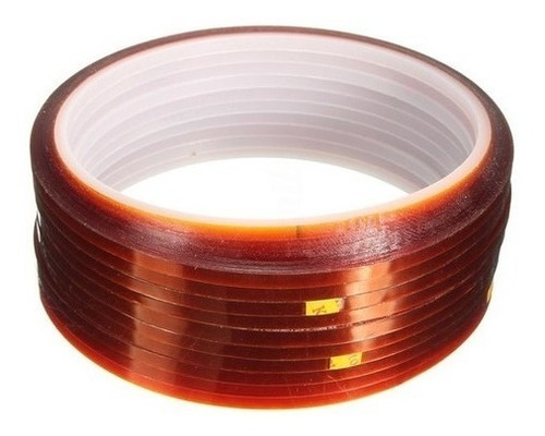 Cinta Adhesiva Aislante Termica 5mm X 33 Mt Translucida 10pz
