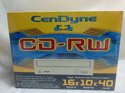 Lector De Discos Cd Rw Cendyne