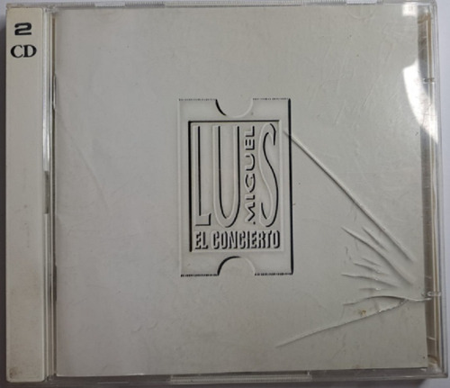 Cd Luis Miguel - El Concierto Original Año 1995
