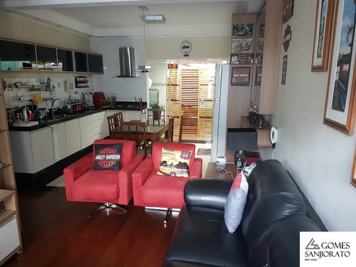Imagem 3 de 30 de Sobrado Para A Venda Na Villa Scarpelli Em Santo André - Sp. - So00289 - 69510877