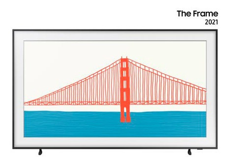 Imagem 1 de 5 de Smart Tv Samsung The Frame Qled 4k 50 , Modo Arte - 50ls03aa