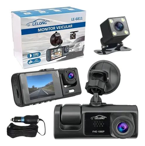 Câmera Veículos Dashcam Full Hd 1080p Visão Noturna