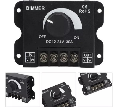 Led Dimmer Dimer Dc 12v 24c 30a