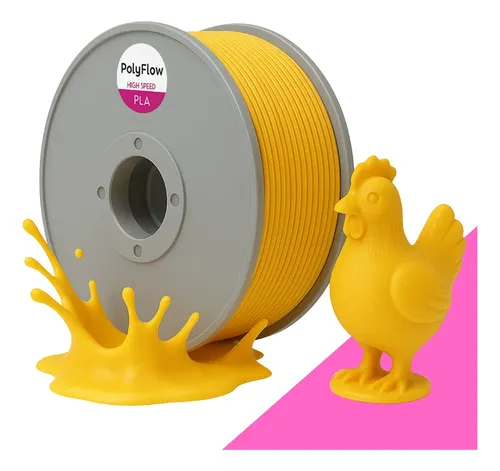 Filamento 3d Pla 175mm Polyflow 1kg Premium High Speed
