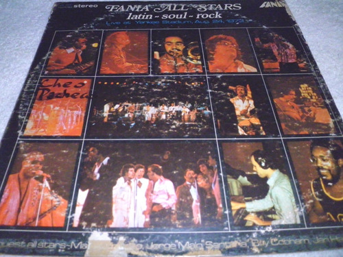 Disco Salsa Vinyl Fania All Stars - Latin Soul Rock (1974)