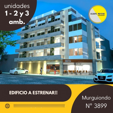 Departamento Dos Ambientes, 4to A, Aterrazado, A Estrenar!! (villa Lugano) Murguiondo 3899