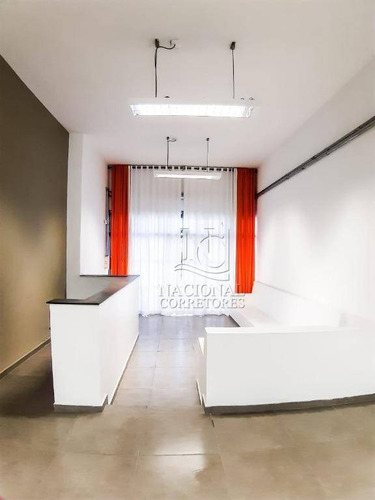 Salão Para Alugar, 140 M² Por R$ 4.500,00/mês - Parque Das Nações - Santo André/sp - Sl0955