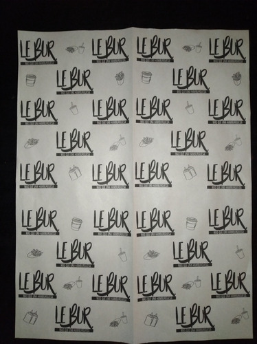 Papel Para Envolver Ropa, Comida, Hamburguesas Personalizado
