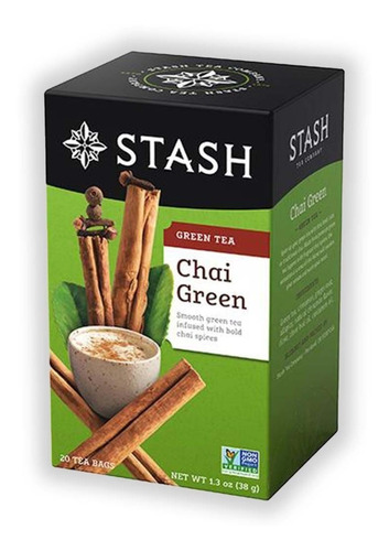 Te Stash Green Tea Chai Green 20 B - Unidad a $2090