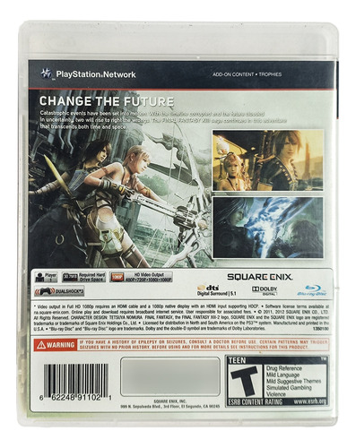 Final Fantasy 13 Xlll-2 Ps3 Mídia Física Usado C/manual (Usado)