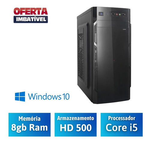 Imagem 1 de 1 de Computador Star Prime Core I5 8gb Ram 500gb Windows 10 Pró