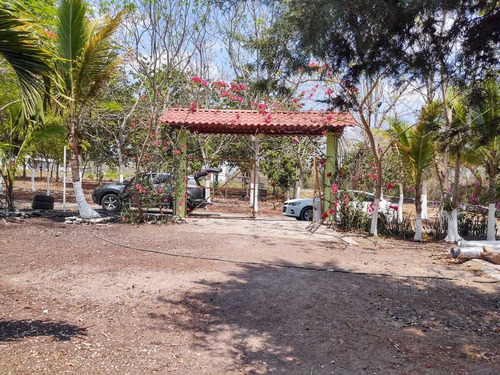 Terreno En Venta En Veracruz Con Casa De Descanso Loc. Palo Gacho.
