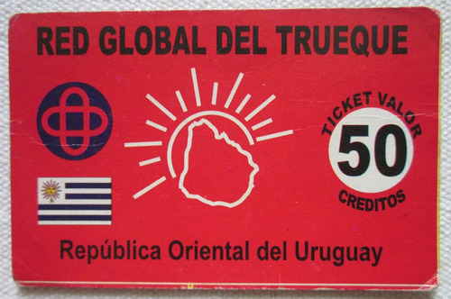 Billete Trueque Uruguay 50 Creditos Nodo C Boreal
