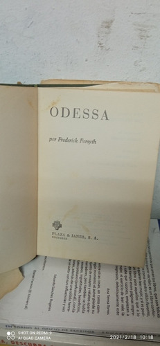 Libro Odessa. Frederick Forsyth