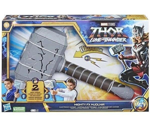 Martelo Eletronico Thor De Thor Love E Thunder Hasbro F3359