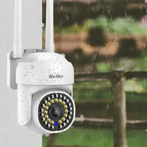 Cámara Seguridad Kolke Ptz 2mp Visión Nocturna Color Audio