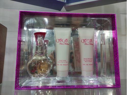 Estuches Perfume Can Can París Hilton 4 Piezas Originales 