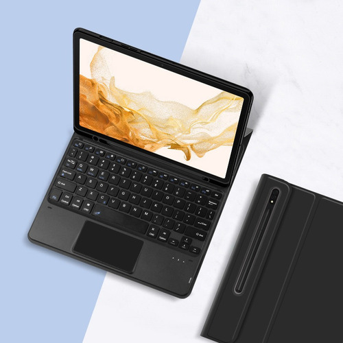 Capa De Teclado Trackpad Para Samsung Galaxy Tab S8/s7 11