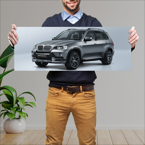 Cuadro 30x80cm Auto 2009 Bmw X5 Special Edition 691