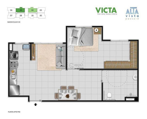 Imagem 30 de 30 de Apartamento Com 2 Quartos À Venda, 46 M² , Elevador, Financia - Passaré - Fortaleza/ce - Ap1986