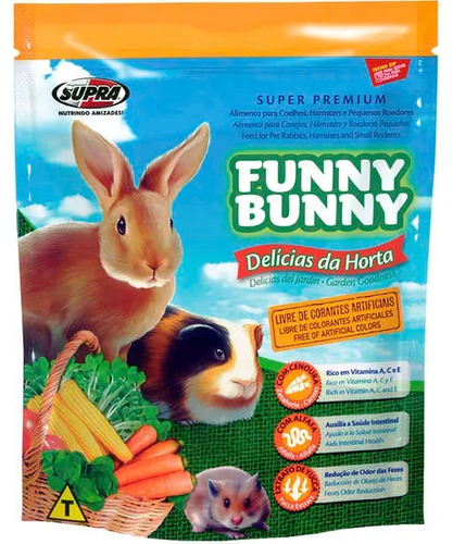 Funny Bunny Delicias Alimento Para Roedores 500gr