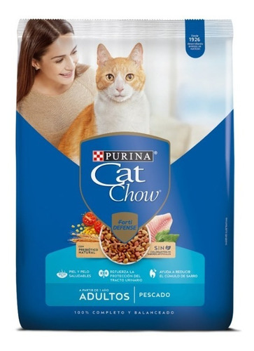 Cat Chow Pescado X 8 Kg Y A