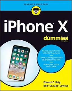 Book : iPhone X For Dummies - Baig, Edward C.