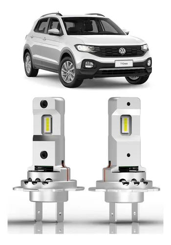Lamparas Bajas Cree Led Canbus H7 Vw T-cross Óptica Sin Lupa