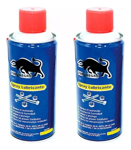 2 Spray Lubricante 400ml Tipo W40 Limpia Lubrica Afloja