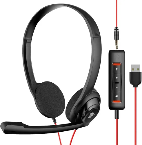 Headset Nubwo HW02 On-ear Profissional Com Microfone Para Reuniões e Escritório