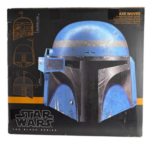 Casco Electrónico Axe Woves Star Wars The Black Series Luz