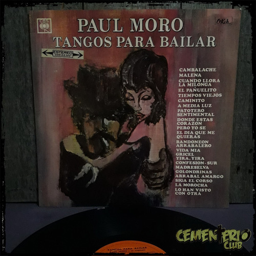 Paul Moro - Tangos Para Bailar - Vinilo / Lp
