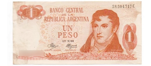 Lote De 3 Billetes De 1, 5 Y 50 Pesos Ley - Argentina