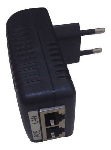 Imagem 2 de 2 de Fonte Poe Compacta 24v X 1a Antena Cpe Rádio Ubiquiti