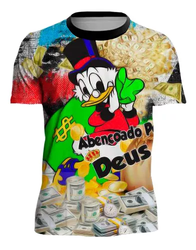 Camiseta Mandrake Pato Donald Ostentação Favela Dry