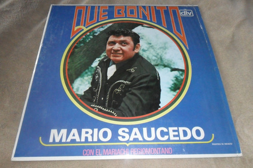 Mario Saucedo - Qué Bonito Lp Dlv