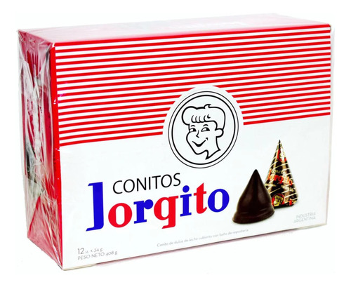 Conito Jorgito Chocolate Y Dulce De Leche X12u