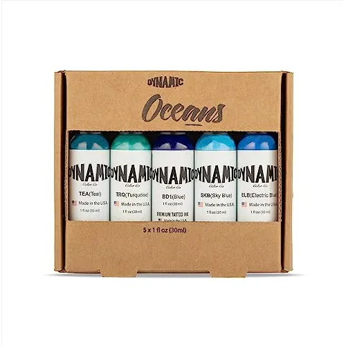 Dynamic Color Co - Oceans Tattoo Ink Color Set