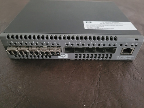 Switch San Hp Storageworks 4/10q Fc Hp Sanbox Qlogic 1400