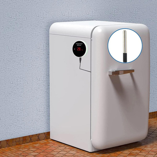 Sensor De Temperatura Wifi, Mxwtr-003, 3 Pzas, Lcd, Blancoyn