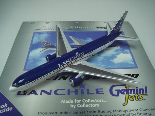 Avion Retro Lan 767-300 1/400 Gemini Jets Diecast Azul