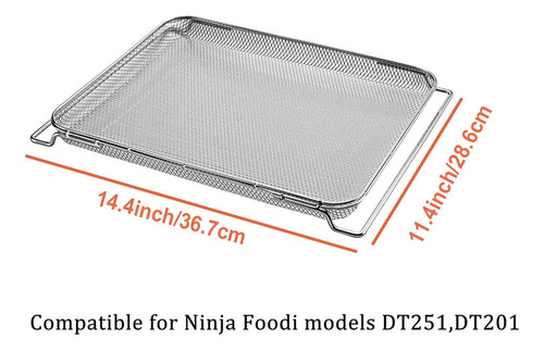 Para Cesta Air Fry De Repuesto Para Foodi Dt251 Dt201 Dt200