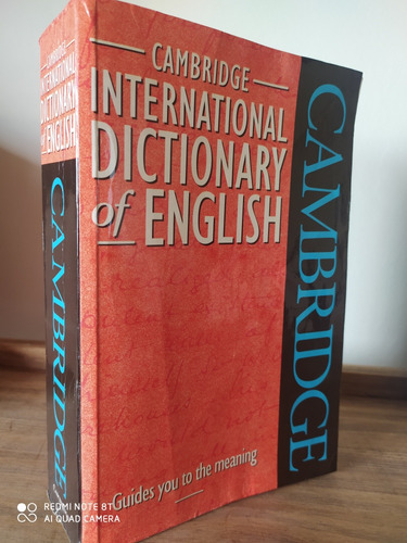 Cambridge International Dictionary Of English