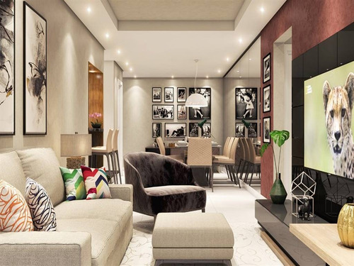 Imagem 11 de 21 de Apartamento, 3 Dorms Com 95.1 M² - Forte - Praia Grande - Ref.: Arj266 - Arj266