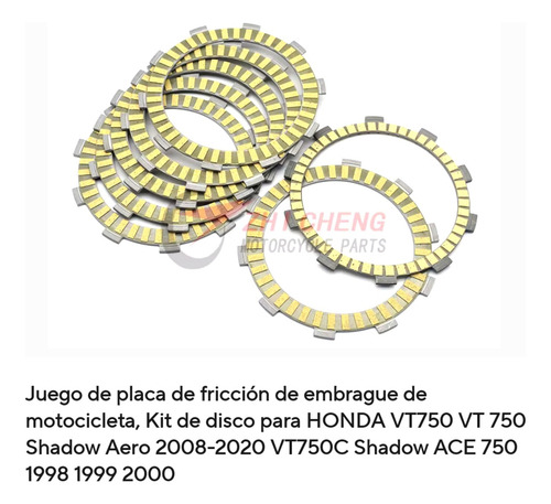 Embrague Para Moto Honda Shadow 750