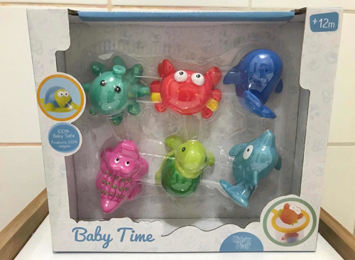 Set De Juguete Para Baño De Bebé (baby Time)