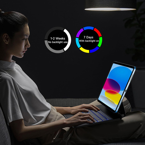 M Funda Con Soporte Y Teclado Táctil For Tablet