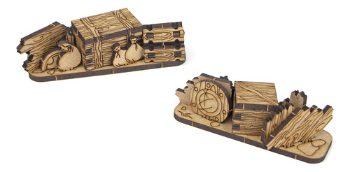 Terreno Modular Towerrex Dnd 28mm - Cofres Y Barricadas